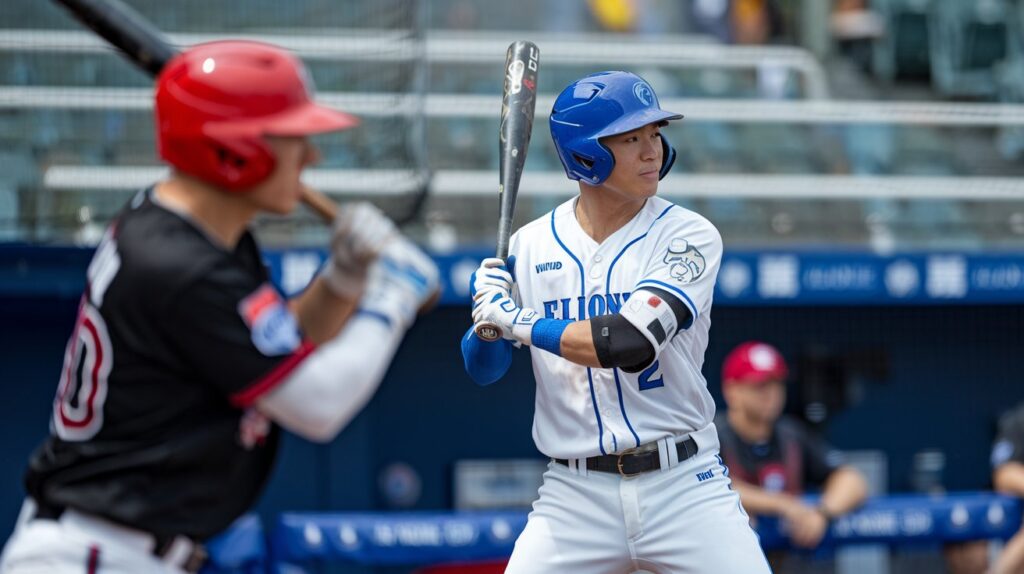 samsung lions vs lg twins match player stats​