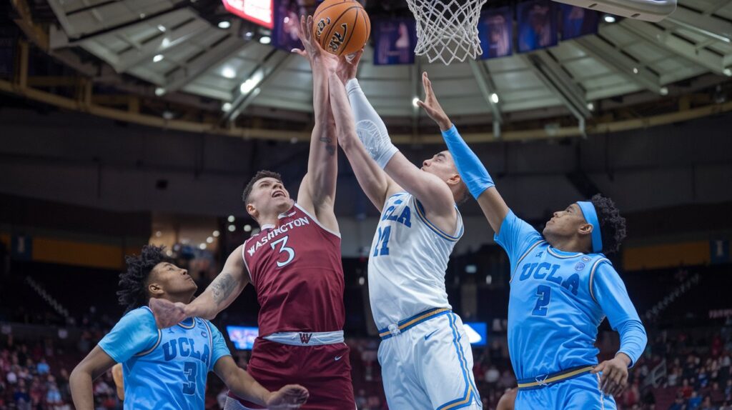 washington basketball vs ucla bruins men's basketball match player stats​