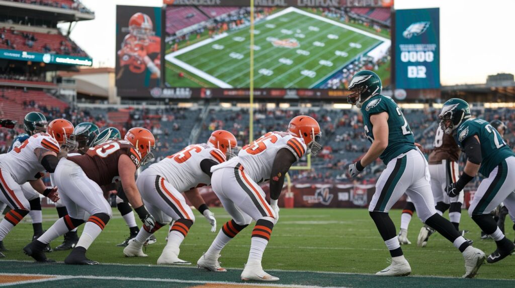 cleveland browns vs philadelphia eagles match player stats​