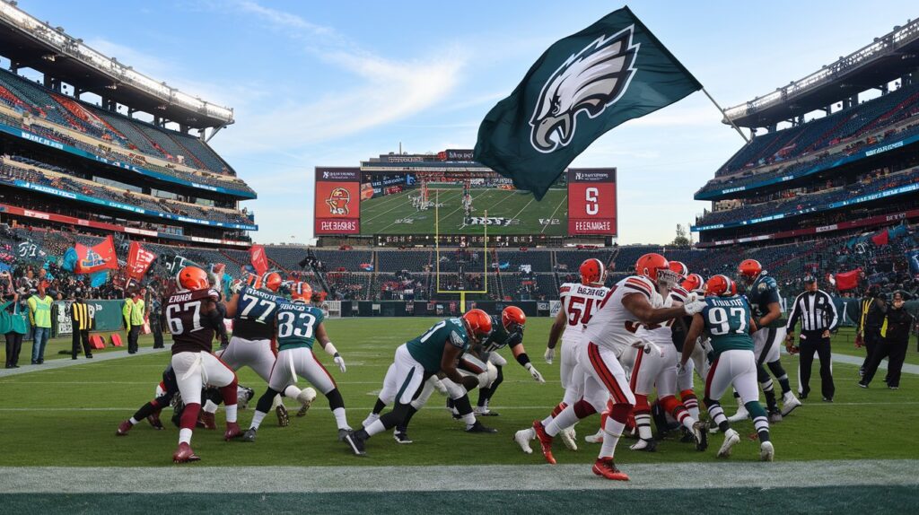 cleveland browns vs philadelphia eagles match player stats​