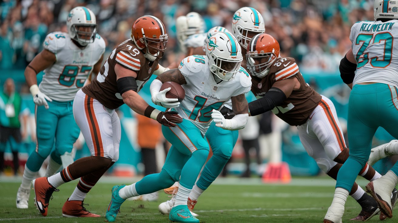 miami dolphins vs cleveland browns match player stats​