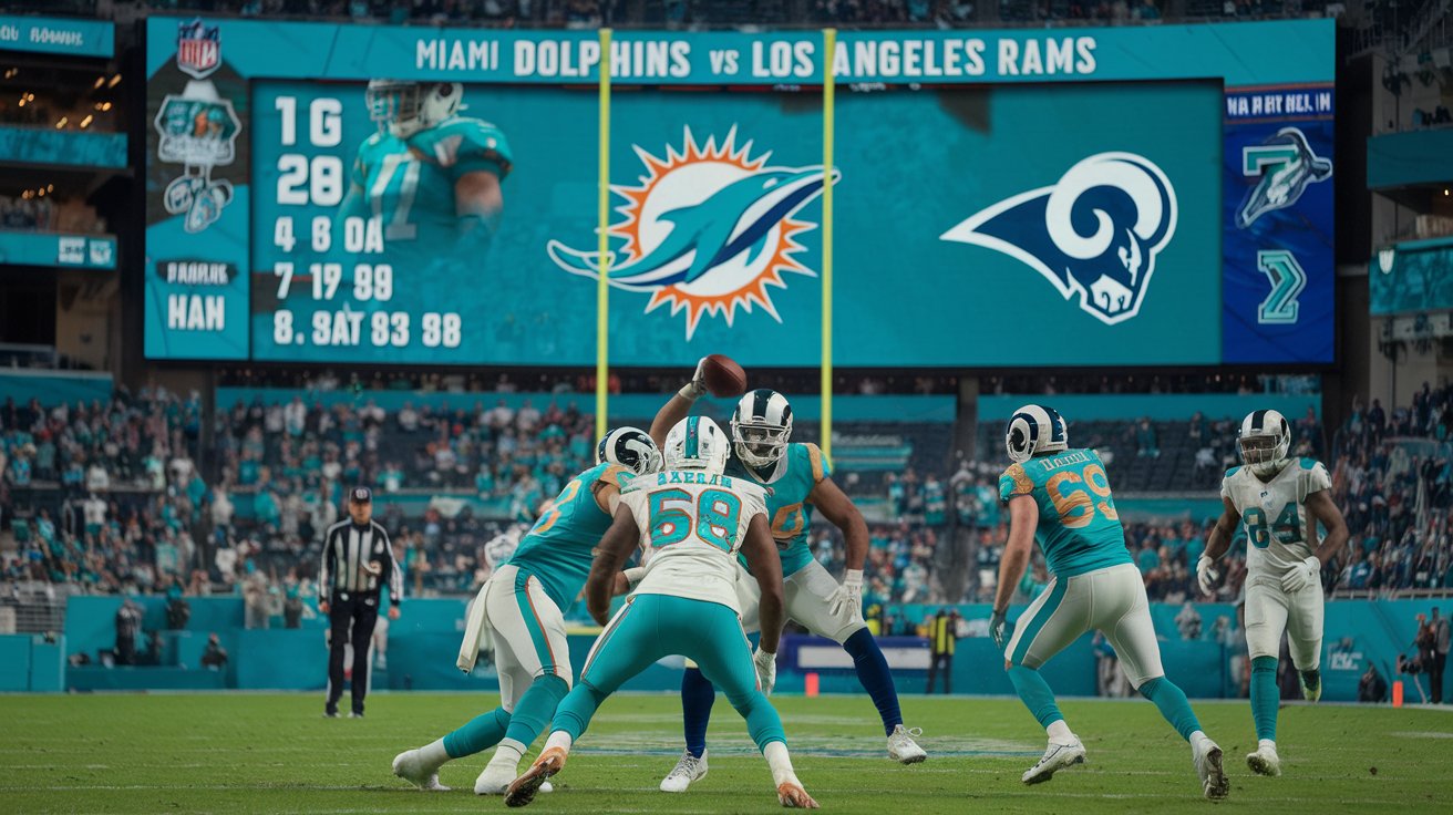 miami dolphins vs los angeles rams match player stats